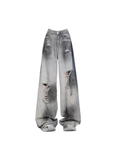 Aesthetic Y2k Ripped Women's Jean